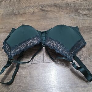 Adore Me Teal Lace Bra Women Sizw 38G